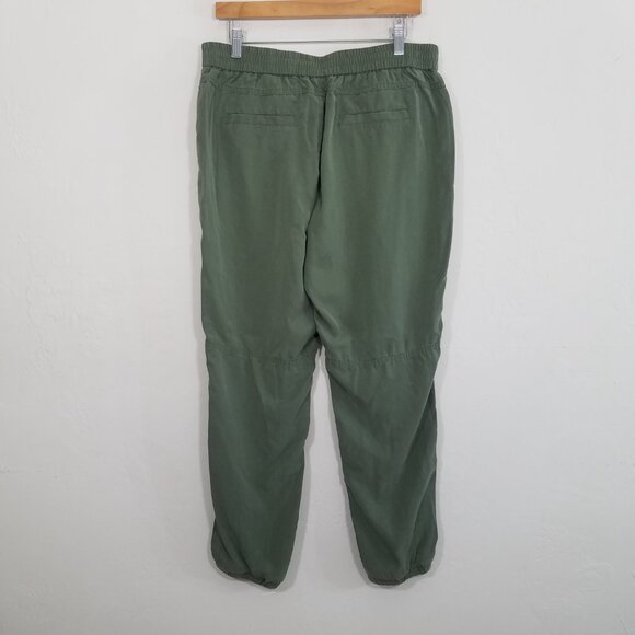 Banana Republic Pull-On Olive Green Pants Size 12 - Picture 3 of 6